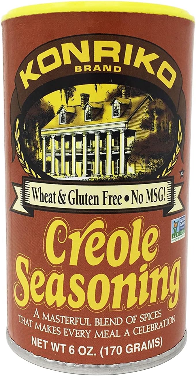Konriko - Creole Seasoning 6 oz - Wheat Free - Gluten Free - No MSG
