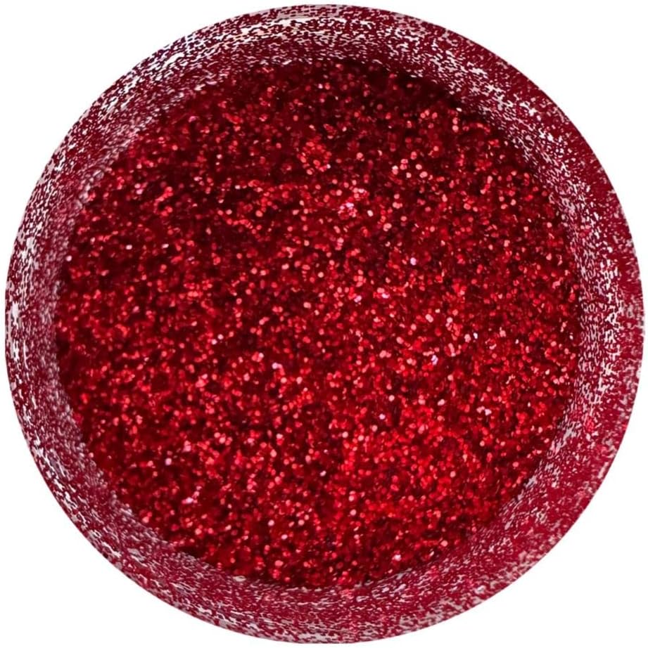 Christmas Red Disco Cake 5 gr decoration, toppers, wedding, cupcakes, fondant, cake pops 5g By Oh! Sweet Art