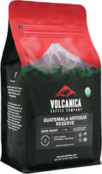 Guatemala Antigua Coffee, Dark Roast Reserve, Ground, USDA Organic, Fresh Roasted, Kosher, 16-ounces