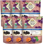 Sunny Fruit Soft Organic Prunes - 6 Bags (30 Individual Portion Packs) | No Preservatives, No Sugar Added | Healthy, Convenient Dried Plums Snack Packs | ORGANIC, NON-GMO, VEGAN, HALAL, KOSHER