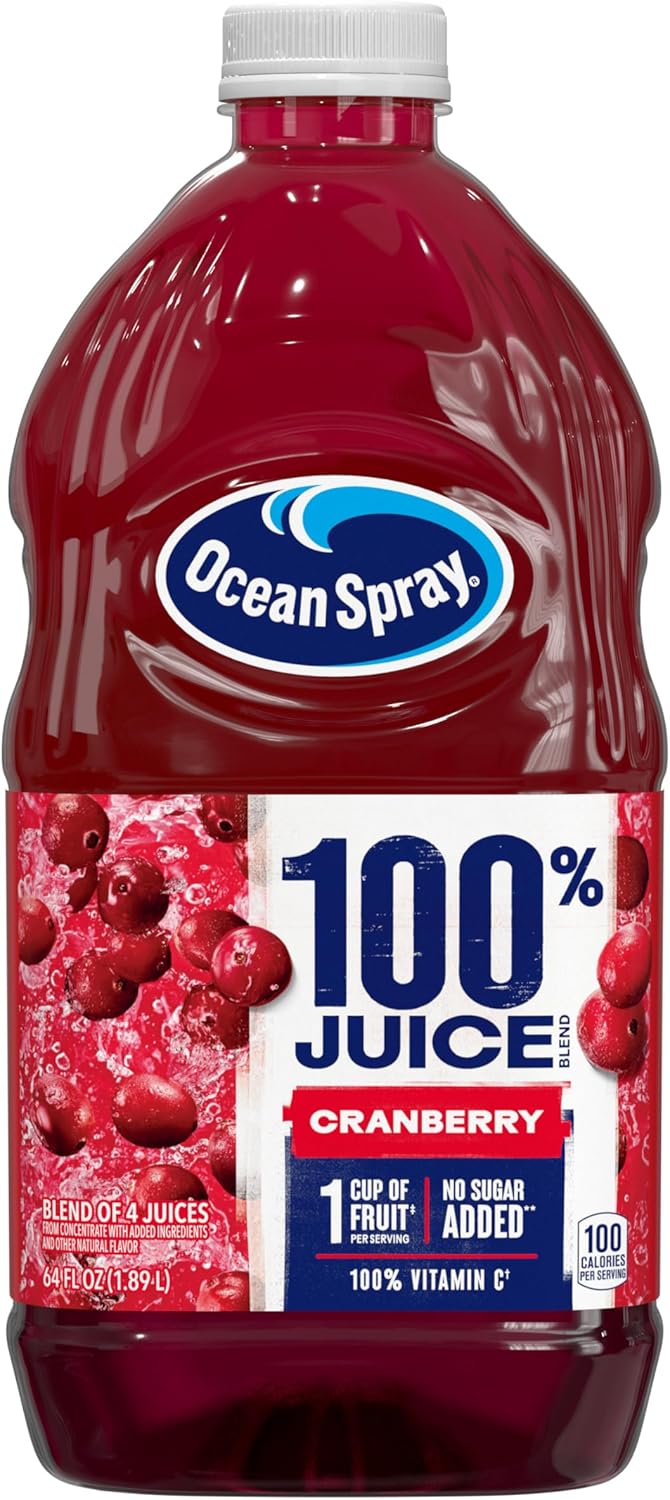 Ocean Spray® 100% Juice Cranberry Juice Blend, 64 Fl Oz Bottle