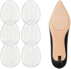Shoe Grips on Bottom of Shoes,Clear Non Slip Shoe Pads Shoe Gummies for Heels for Pumps,Stilettos & Dress Shoes, Invisible Traction Stickers for Pointed Toe Soles Shoe Grippers Anti Slip（3 Pairs）