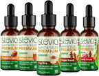 Stevia Intl - Holiday & Seasonal Special (Pack of 5). Premium Stevia Drops with 5 Flavors in Glass Bottles. 100% All-Natural Sweet, Non-Bitter, NON-GMO, Diabetic & Keto Friendly (1oz)