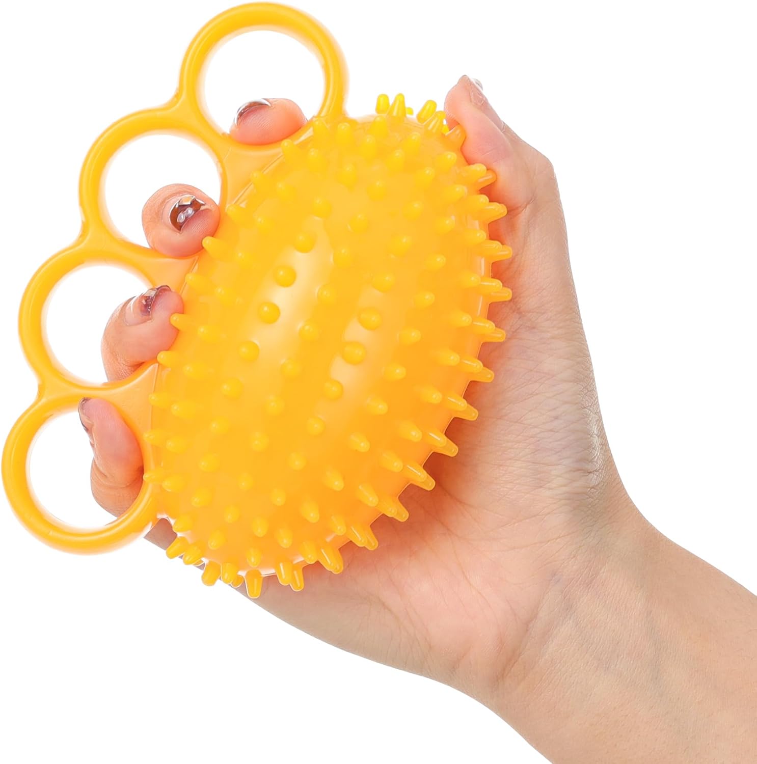 Fanwer Hand Exercise Stress Ball - Grip Strength Trainer, Hand Strengthener for Physical Therapy, Finger Strengthener, Squeeze Ball for Rehabilitation & Hand Massage, for Adults, Seniors & Disabled
