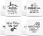 100PCS Funny Housewarming Party Napkins, Humorous New Home Disposable Paper Napkins, Housewarming Party Decorations for Open House, Welcome Home