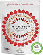 THE GREAT BRITISH PORRIDGE CO Strawberry Peanut Butter Porridge, 385 GR