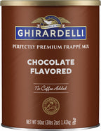Ghirardelli Chocolate Frappe, Double Chocolate, 50-Ounce Can
