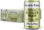 Fever-Tree Ginger Beer – Premium Mixer for Cocktails and Mocktails, 5.1 fl oz Cans, Pack of 24 – Naturally Sourced, Non-GMO