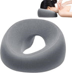 Face Down Pillow - Soft Cotton Napping Pillow Prone Cushion Face Pillows Breathable Headrest Faces Cushions Adjustable Memory Foam Stomach Sleeping Pillows Neck Travel Massage Headrest