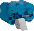 Georgia-Pacific Compact Coreless 2-Ply Recycled Toilet Paper by GP PRO (Georgia-Pacific), 19378, 1,500 Sheets Per Roll, 18 Rolls Per Case