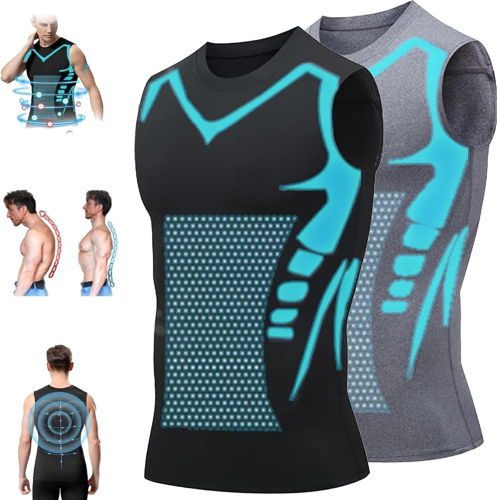 Zemanva Correction Vest, Ionic Shaping Sleeveless Shirt, menionic Tourmaline Posture Corrector Shaping Vest