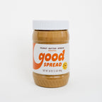 2-Jar Box of Good Spread Natural No-Stir Creamy Peanut Butter, Two 16 oz Jars (32 oz)
