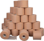 Cramer Tape Underwrap, Bulk Case of 48 Rolls of PreWrap for Athletic Taping, Hair Tie, Headband, Patellar Support, Pre-Wrap Athletic Tape Supplies, 2.75" X 30 Yard Rolls of Pre Wrap, Beige