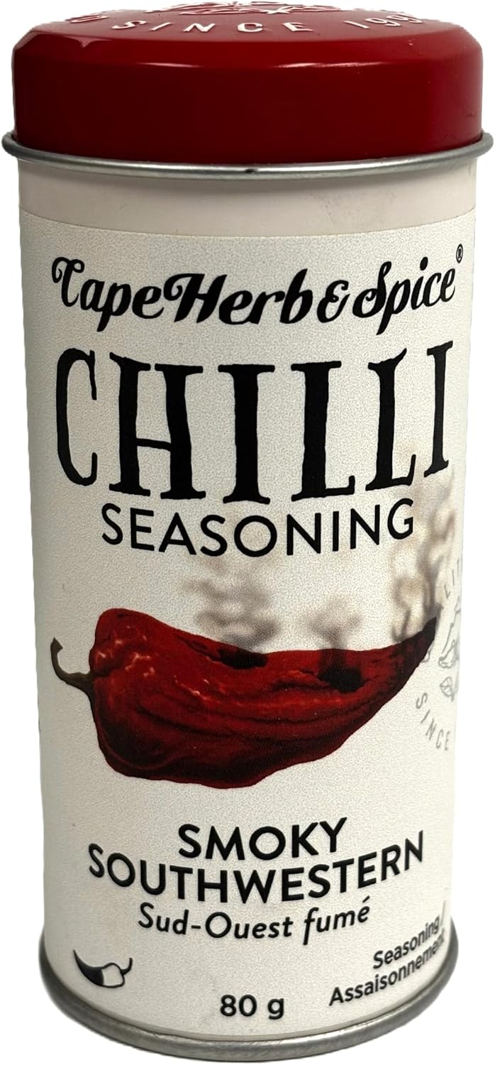 Cape Herb & Spice Chipotle Chilli Smoky Southwestern Seasoning, 2.8oz (80g), Product of South Africa