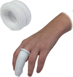 QUALICARE FIRST AID FINGER ROLL BOBS COT BUDDIES TUBULAR BANDAGE DRESSINGS WHITE by Steroplast
