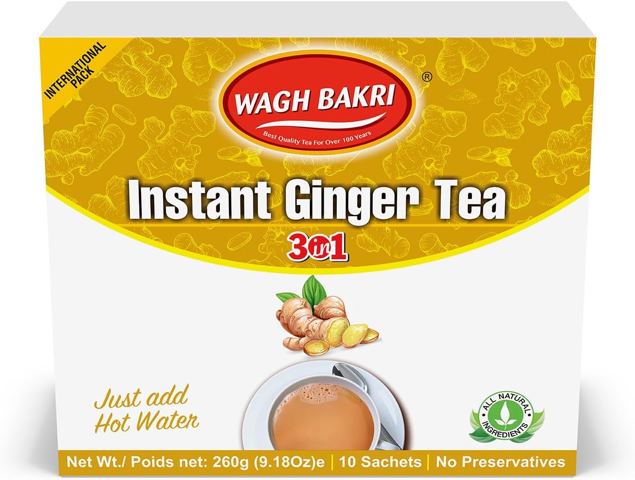 Wagh Bakri Instant Ginger Tea