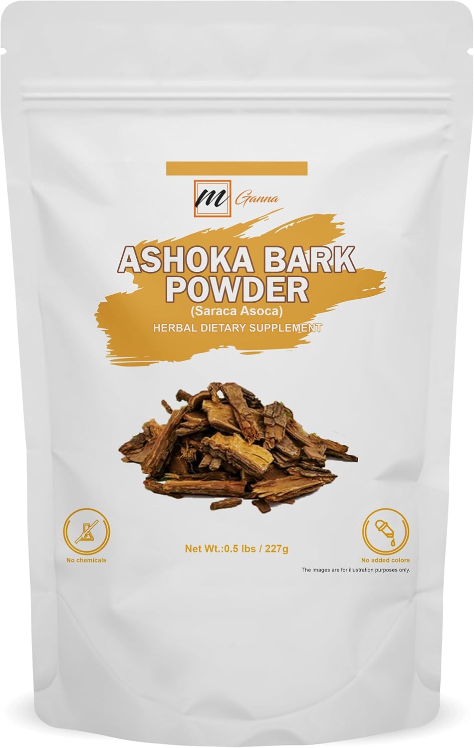 100% Natural Ashoka Bark/Saraca Asoca Powder for Health and Skin Care 0.5 LBS / 227 GMS