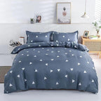 WYFKYMXX Incontinence Duvet Protector Soft and Breathable Cotton Reusable Duvet Waterproof Protector Cover with Zipper Closer & Corner Ties for Child Elder Pet. (Triangle,Twin)