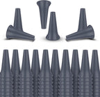 4mm Disposable Ear Specula Tips for Universal Otoscopes – Compitible With W-E-L-C-H A-L-L-Y-N, K-a-W-e, RIES'TER, H.E.I.N.E| Plastic Replacement Covers | Gray | Pack of 100
