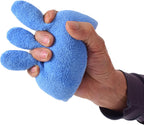 Finger Contracture Grips Cushion, Cone with Finger Separator Hand Grip Patients Palm Grips, Hand Contracture Cushions with Elastic Band, Anti Stick Hand Finger Aid Protector for Bedridden Elderly Care