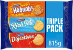McVitie's Selection Triple Pack The Original Digestive Rich Tea & HobNob 815g Pack in a Premier Life Store Box