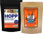 Harrison's Bird Foods High Potency Fine & Harrison's Organic Premium Pellets Cold-Pressed, Balanced Nutrition for Small to Medium Pet Birds, 1LB