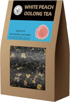 HANFANGLING White Peach Oolong Tea, Refreshing, Caffeine Alternative, Fresh Sweetness of White Peach and Aromatic Taste of Oolong Tea Loose Leaf