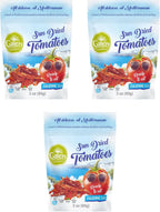 Galen Sun Dried Tomatoes, Julienne Cut, Soft, Moist, Ready to Eat, Mediterranean Flavor Sundried Tomato, Gmo Free, Kosher, Vegan, No Sugar Added, Resealable Bag, 3 oz (Pack of 3)