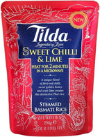 Tilda Steamed Basmati Rice Sweet Chilli & Lime (250g) - Pack of 2