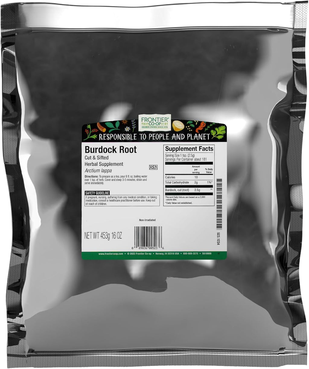 Frontier Co-op Cut and Sifted Burdock Root 1lb