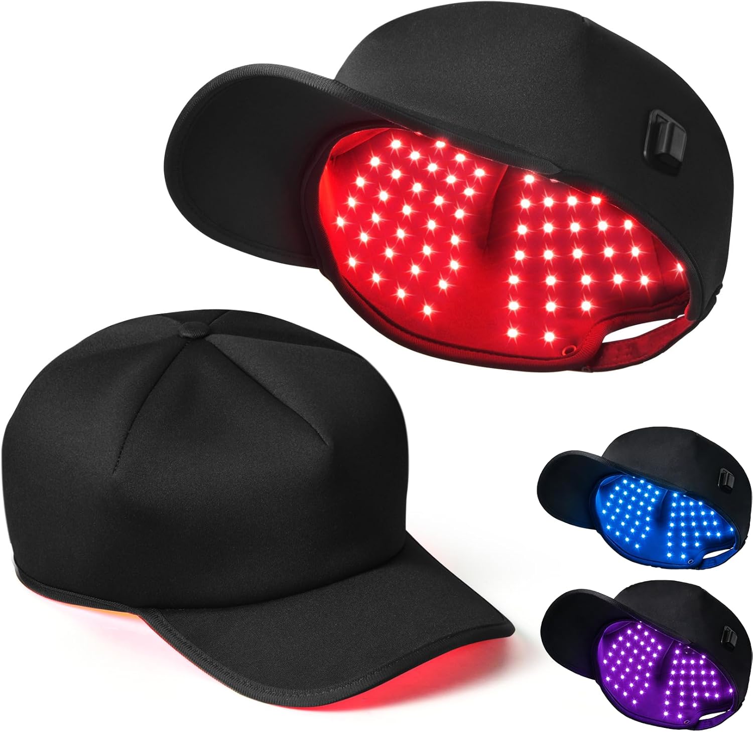 Red Light Therapy Hair Growth Cap, 540 LEDs Red Light Therapy for Hair Growth, Red Light Cap for Oily Scalp Reduction Improvement for Men & Women
