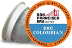 San Francisco Bay Compostable Coffee Pods - 100% Colombian (36 Ct) K Cup Compatible including Keurig 2.0, Medium Roast