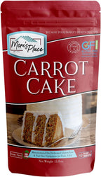 Mom's Place Gluten-Free Carrot Cake Mix – Moist, Spiced, and Dairy-Free – Allergen-Friendly, Non-GMO, Easy to Prepare 15.3 Oz