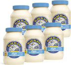 Blue Plate Light Mayonnaise, 30 Fl Oz Jar (Pack of 6)
