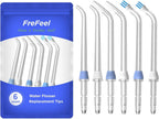 Replacement Heads for Waterpik Water Flosser (2 Classic Jet Tips & 2 Orthodontic Tips & 2 Plaque Seeker Tips)