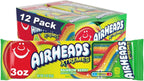 Airheads Xtremes Belts Candy, Chewy Candy Package, Rainbow Berry Fruit Flavor Artificially Flavored, 3 Ounces (12-Pack)