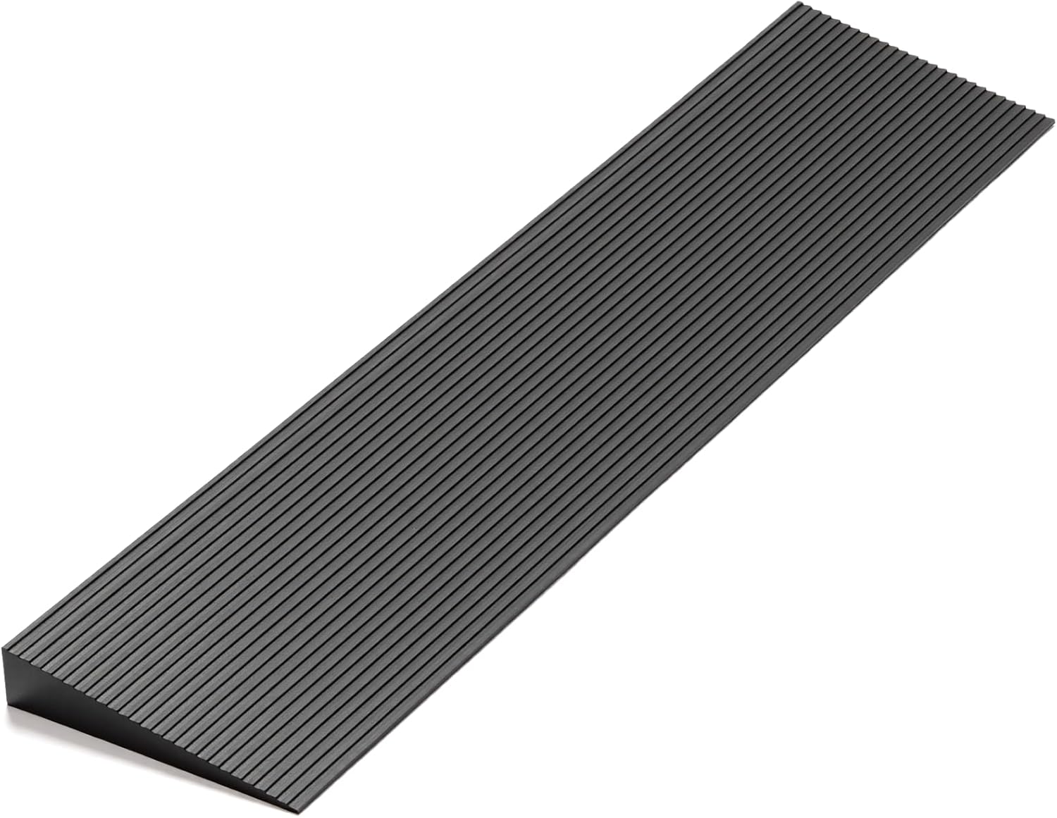 1.6 Rise Ordorless Threshold Ramp Doorway Curb Ramp, 3000LBS Capacity Mobility Door Ramps for Home Steps, Anti-Slip Wheel Chair Ramp for Bike, Scooter, Bathroom，Sweeper（1.6'RISE）