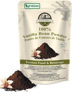 Raw Vanilla Bean Powder - (2.5Oz) No Sugar, Perfect For Baking, Coffee, Purely Grounded & Unsweetened