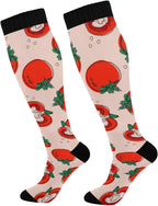 susiyo Tomatoes Compression Socks for Women and Men Knee High Support Socks for Athletic Running Hiking Travel