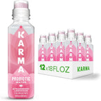 Karma Probiotic Water - 12 Pack, Strawberry Lemonade Drink - Immune & Gut Health Support