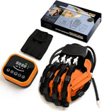 Rehabilitation Robot Gloves for Stroke Hemiplegia Help Patient, Hand Rehabilitation Device Help Patient,with Hand Dysfunction to Independently Carry Out Rehabilitation Training,Left hand,XL