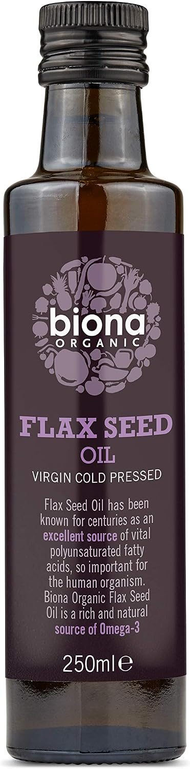 Biona Organic Flax Seed Oil 250ml-4 Pack