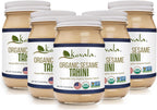 Kevala Organic Sesame Tahini – USDA Organic, Non‑GMO Project Verified & Kosher Certified | (16 Oz (Pack of 5))