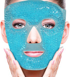 ZNÖCUETÖD Cold Face Eye Mask Ice Pack Reduce Facial Puff, Dark Circles, Gel Hot Heat Cold Compress Pack, Face SPA Gift for Woman Sleeping, Pressure, Headaches, Skin Care, Post Laser Cosmetic Care
