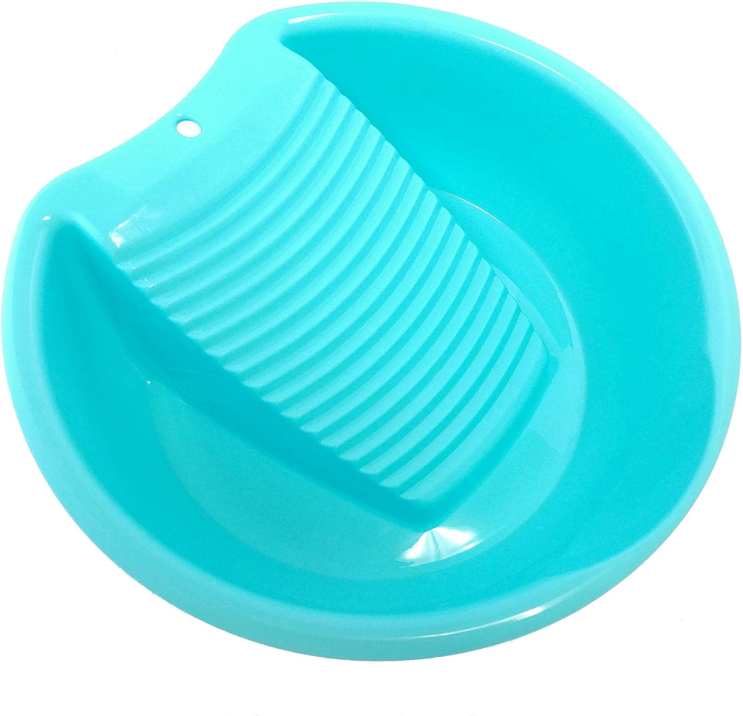 Blue Washboard Basin for Hand Washing Clothes and Small Delicate Articles