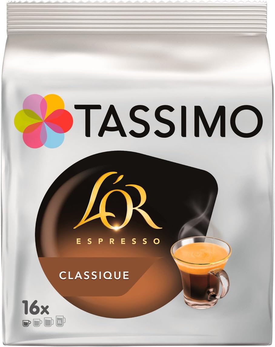 Tassimo LOr Espresso Classic Coffee Pods - 5 Packs (80 Drinks)