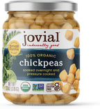JOVIAL Organic Chickpeas In Glass Jar, 13 OZ