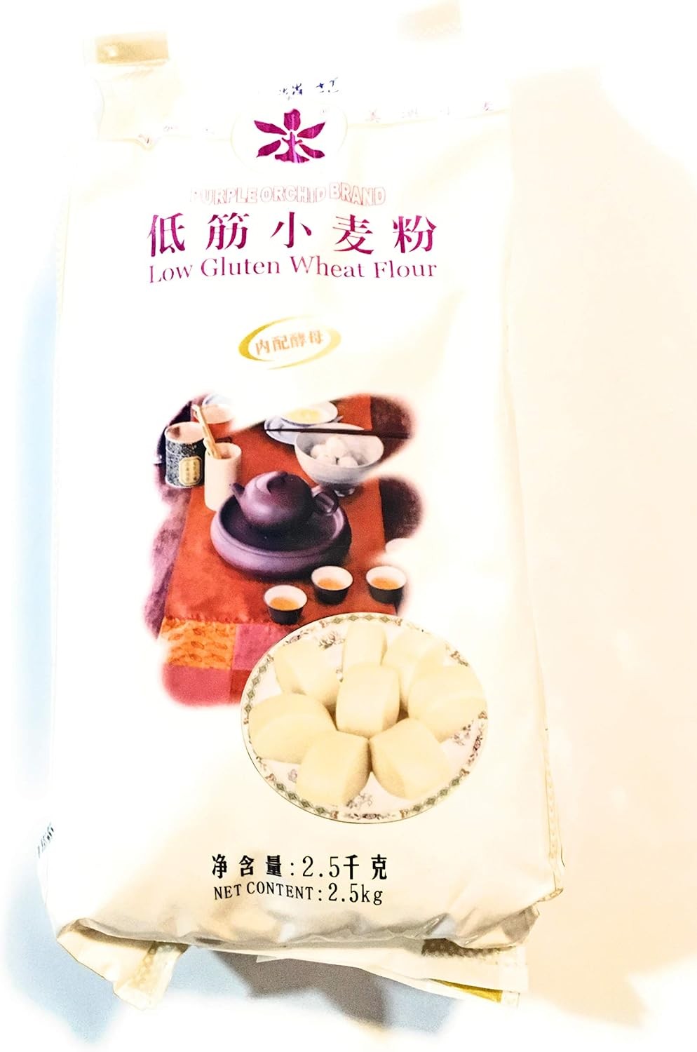 purple orchid brand low gluten wheat flour 2.5 Kg (Yeast Pack Inside)低筋小麦粉