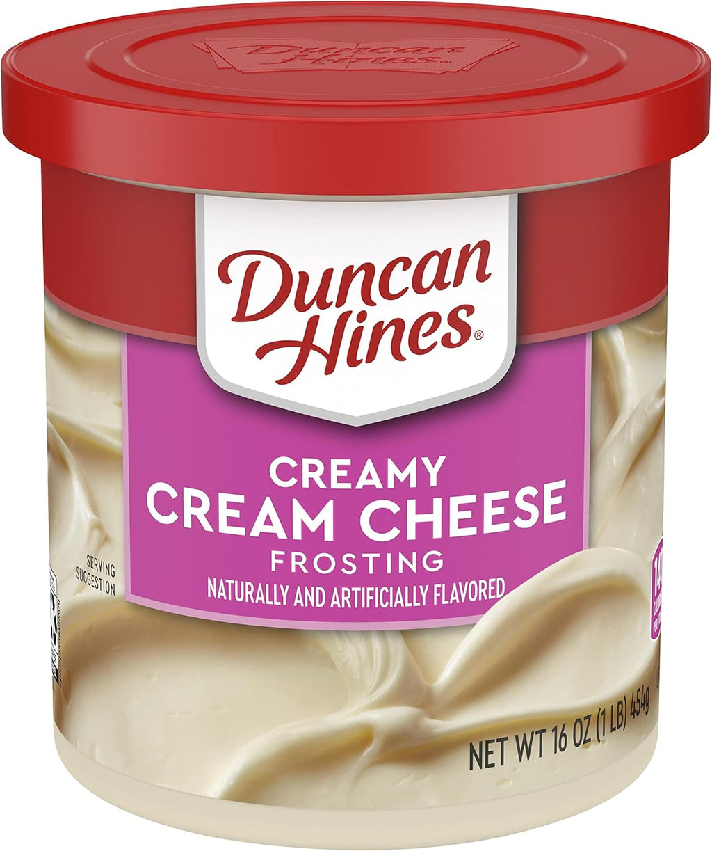 Duncan Hines Creamy Cream Cheese Flavored Frosting, Easter Baking, 16 oz.