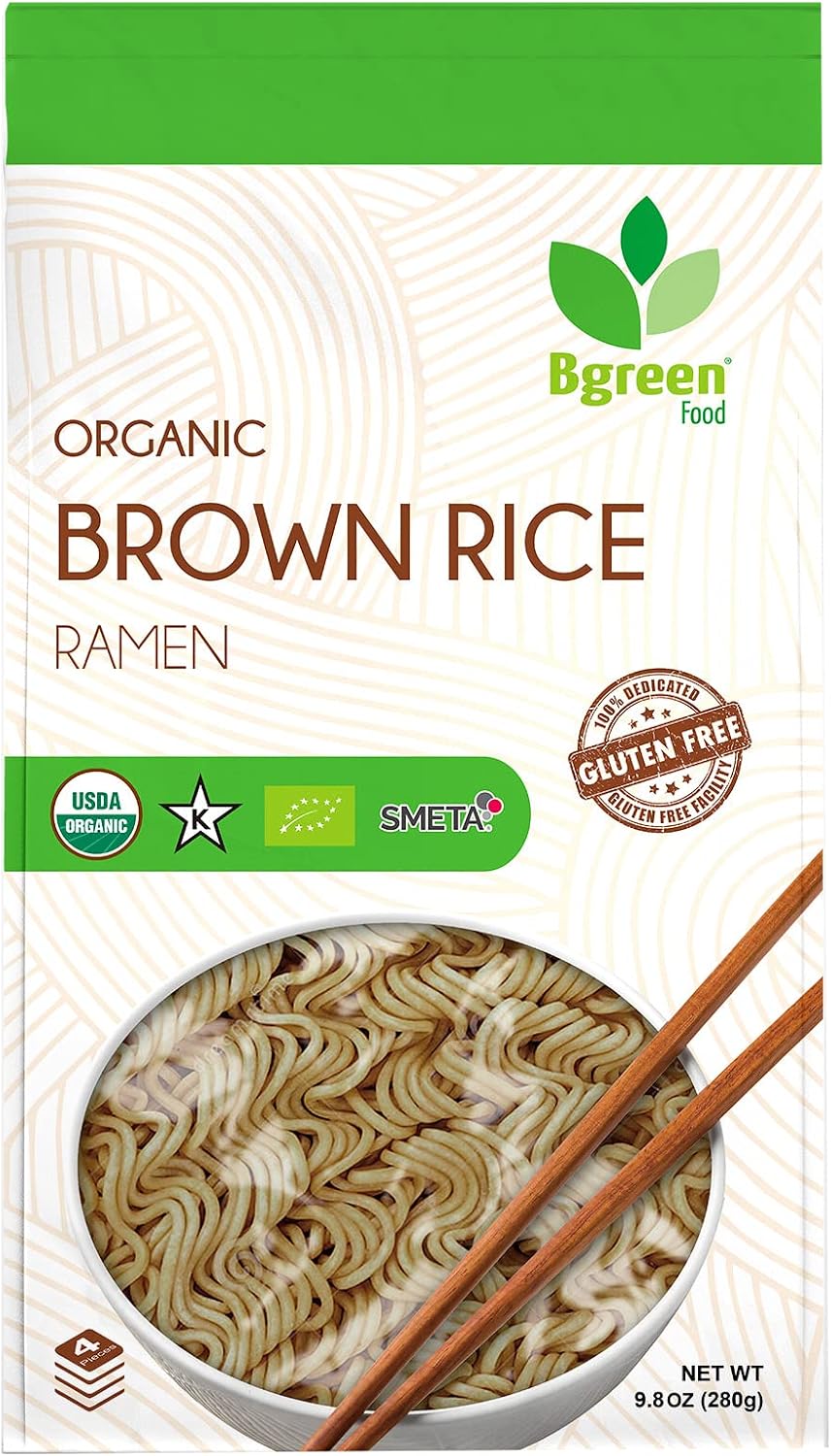Big Green Organic Food- Organic Brown Rice Ramen, Gluten-Free, Non-GMO, Vegan, Kosher (1)